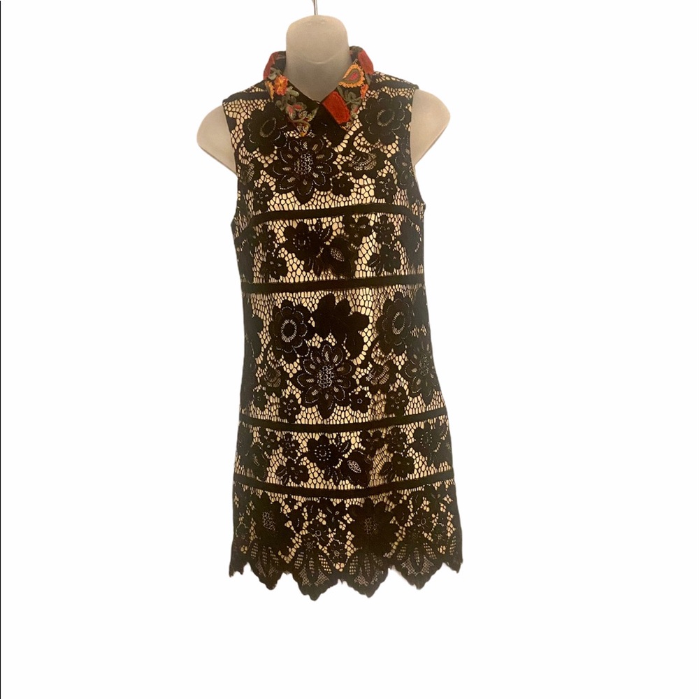 Gianni Bini embroidered mini dress